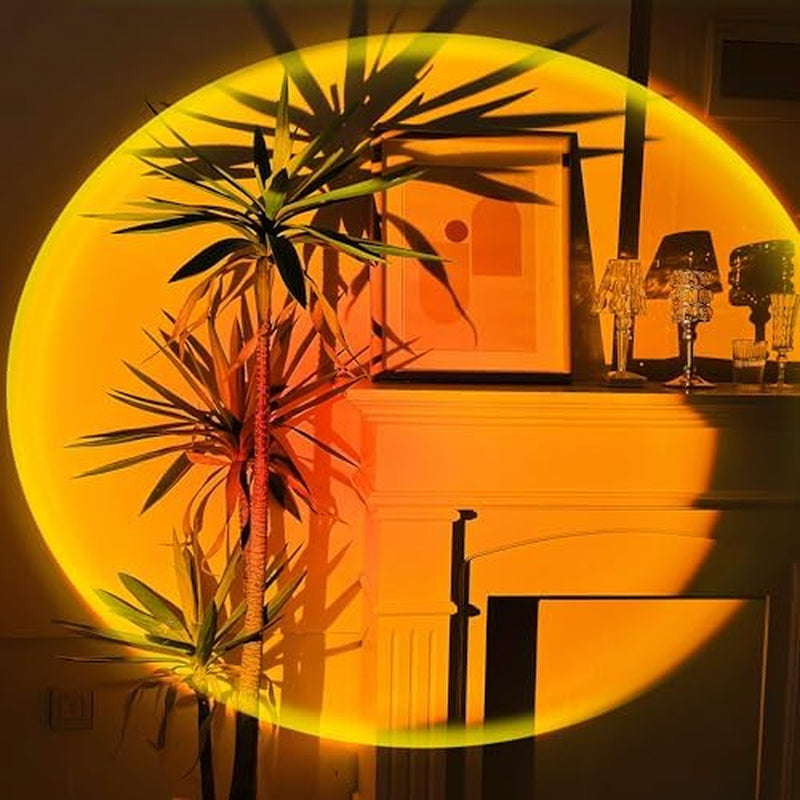 VISVERI Sunset Aura Lamp – 180° Rotating Ambient Light